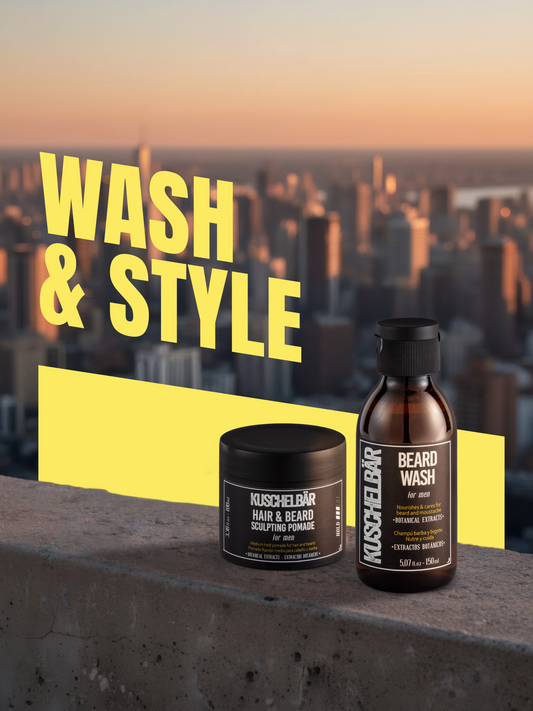 NEW: Wash a& Style (szampon, pomada) z ekstraktami roślinnymi